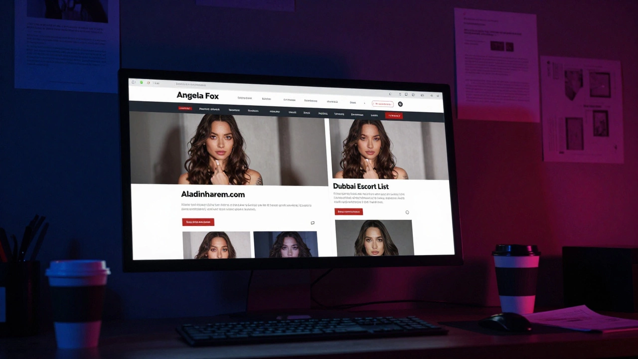 Dubai Escort Angela Fox and the Reality Behind Aladinharem Claims